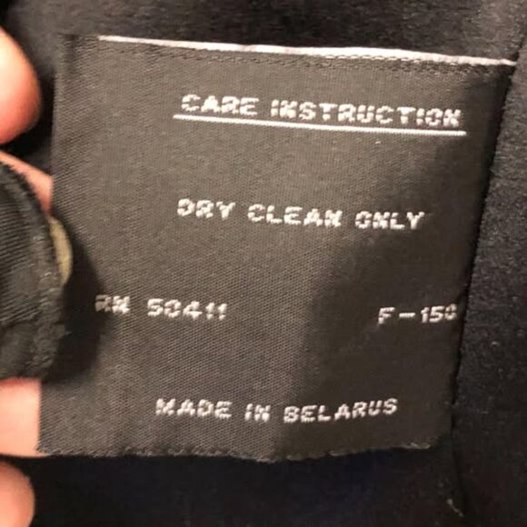 Women's Size 16W F.S.L. Collection Black Long Trench Coat - Picture 8 of 8